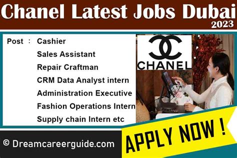 chanel dubai careers|chanel sales associate jobs.